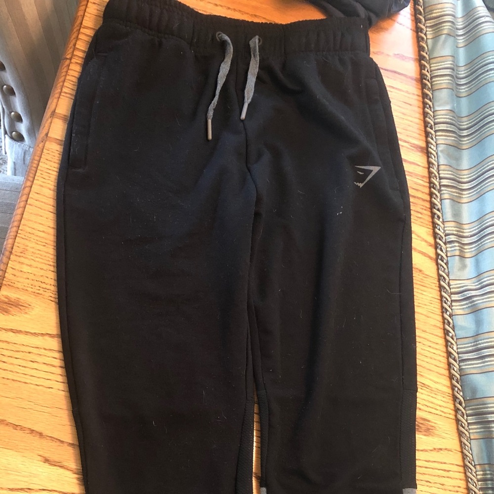 Gymshark black joggers sweats